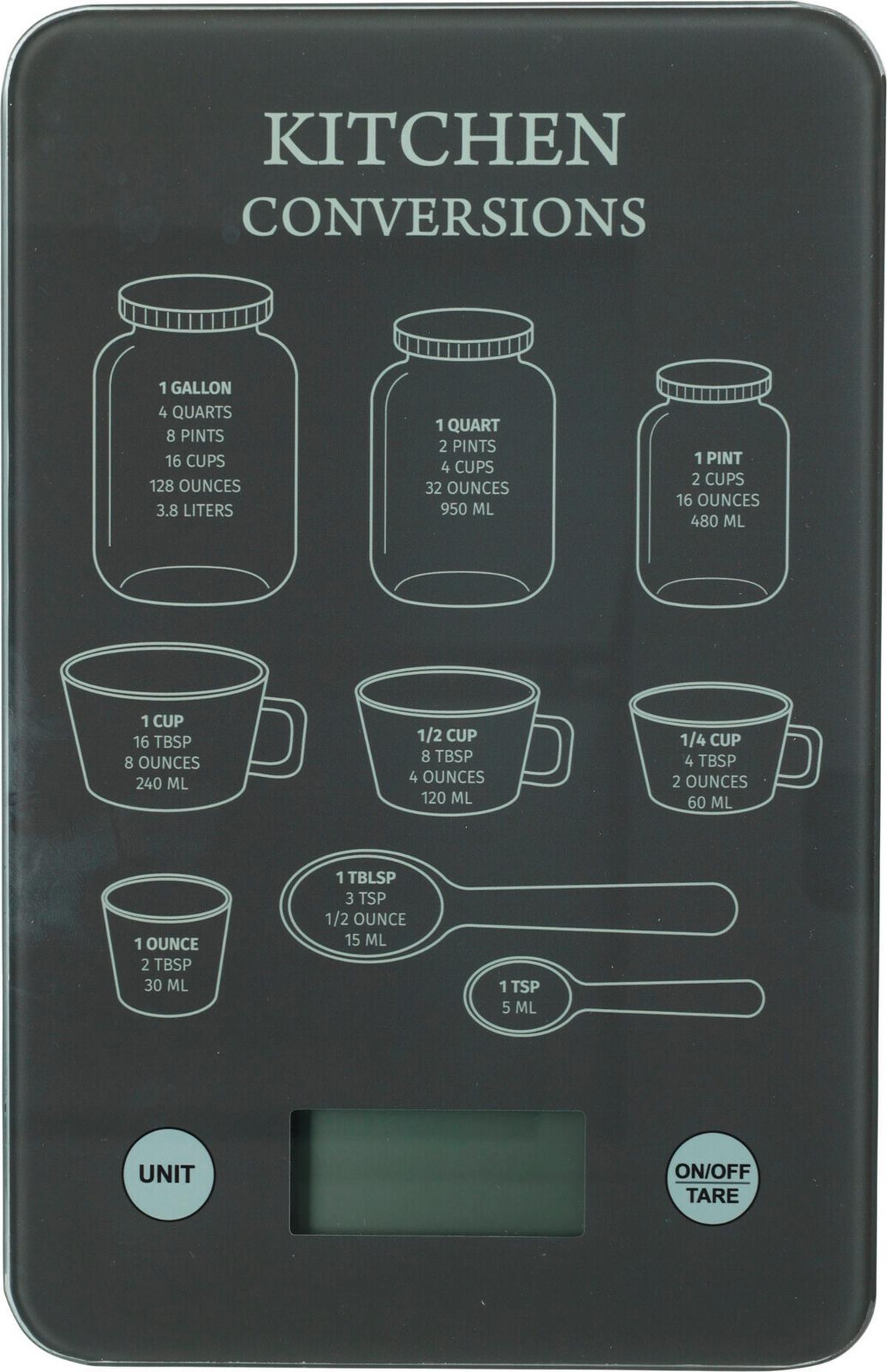 Konyhai Mérleg Kitchen - Üveg (23/15/2cm)