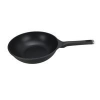 Wok Black Line 30 cm - negru, Konventionell, plastic/metal (30/9,5cm) - Gourmesto
