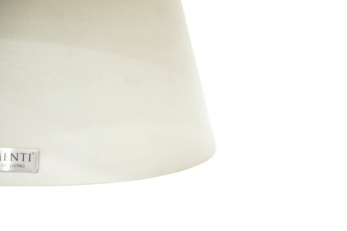 Loungetisch Kylix Weiß - Weiß, KONVENTIONELL, Stein (66/66/35cm) - Gardenson