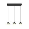LED-HÄNGLAMPA SESTINE - svart, Modern, metall/plast (60/9/150cm) - Mömax