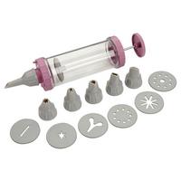 Brizgalka Za Dekoriranje Xmas2 - siva/starinsko roza, umetna masa - Fackelmann