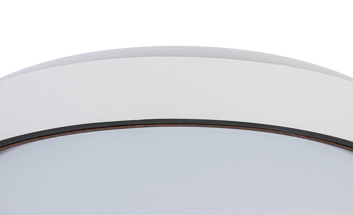 LAMPA SUFITOWA TINA - czarny/biały, Trend, tworzywo sztuczne/metal (40/7cm) - Novel