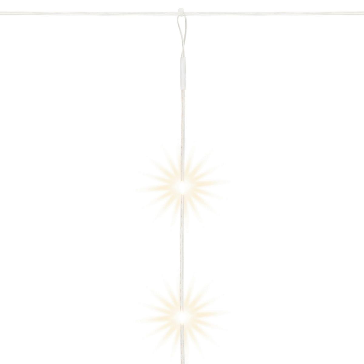 Fényfüggöny Melegfehér 81cm / 50db LED - fehér, műanyag (80/60cm)
