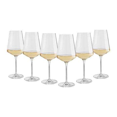 KOMPLET SZKŁA STOŁOWEGO 069553 WINO BIAŁE - przezroczysty, Basics, szkło (560ml) - Leonardo