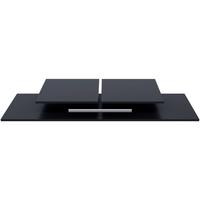 Inneneinteilung Connect Schwarz - Schwarz, Design, Holzwerkstoff (55/121/3cm) - Livetastic
