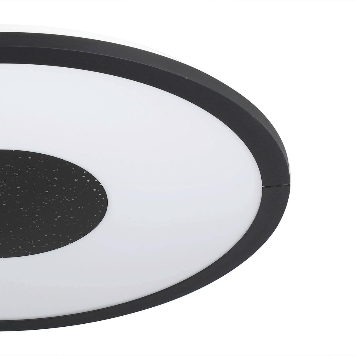 Led-deckenleuchte 900558_marmorata - Weiss/Schwarz, Basics, Kunststoff/Metall (45/7cm) - Eglo