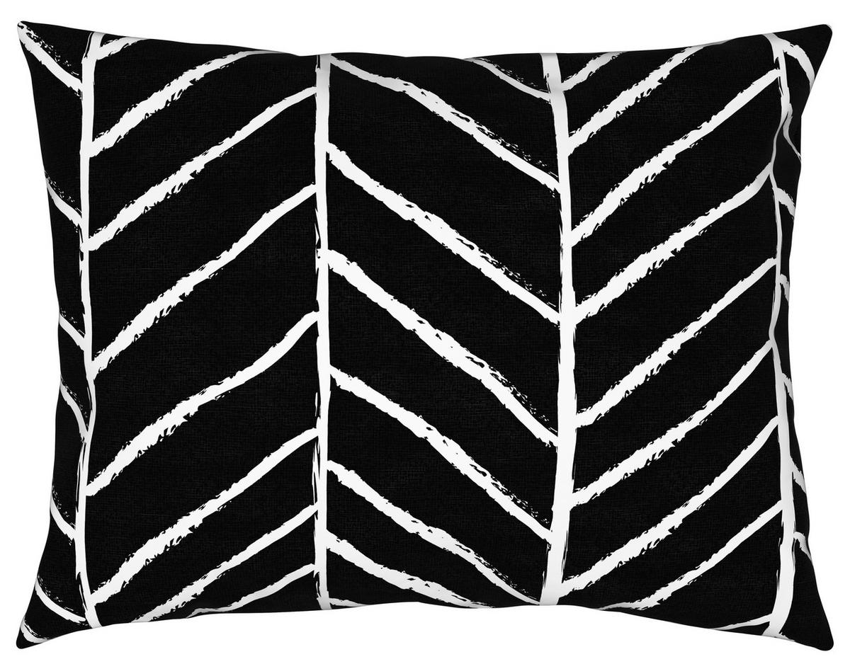 BETTWÄSCHESET MARBLE - Schwarz, Konventionell, Textil (160/210cm) - Modern Living