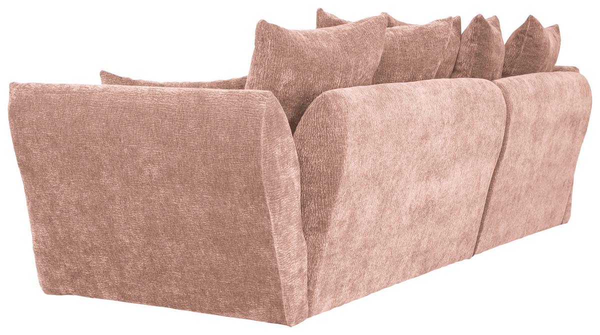 Kutna Garnitura Cammellio - ružičasta/crna, Moderno, tekstil (296/75-95/189cm) - Mömax