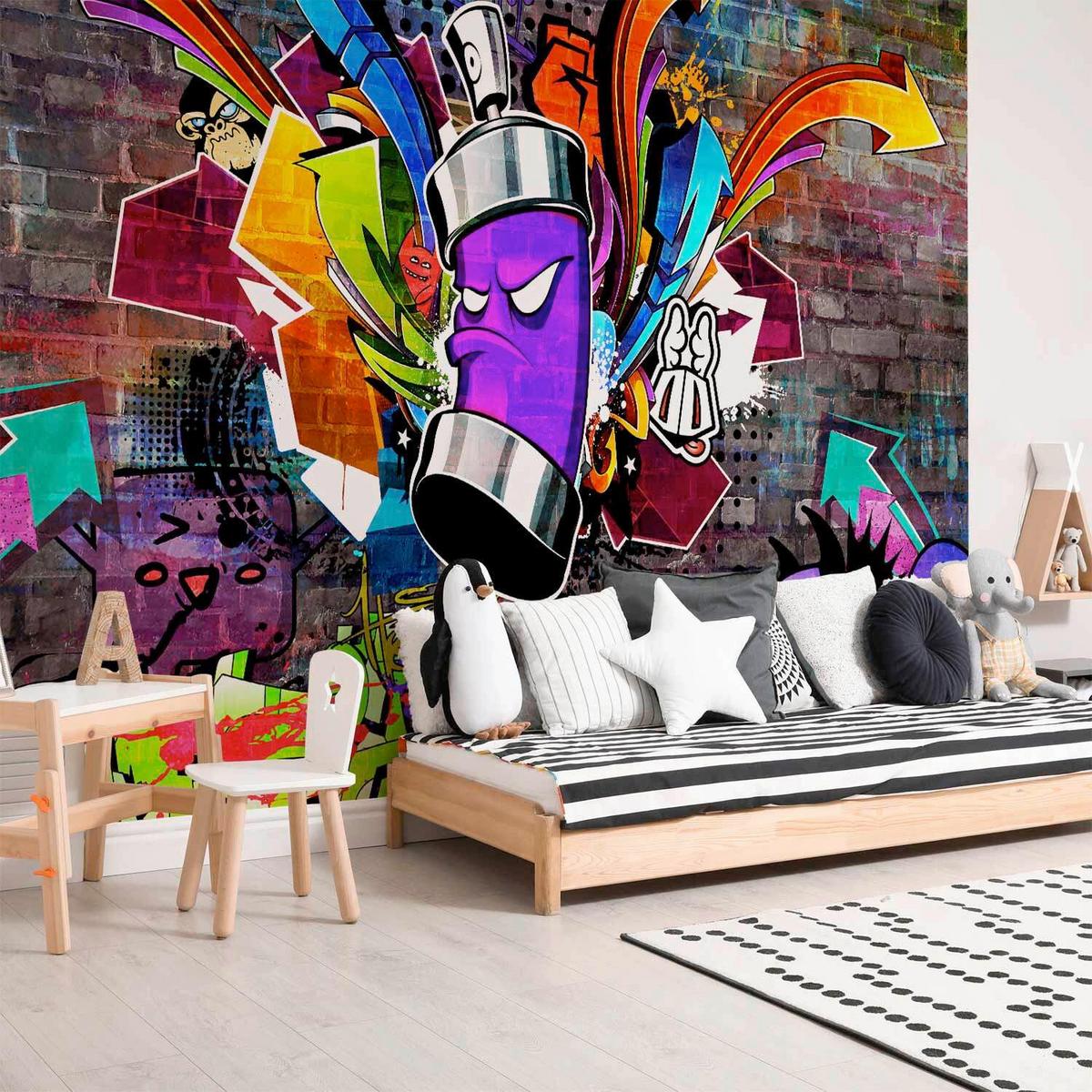 Fototapeta Colourful Attack, 150x105cm - večbarvno, Trendi, tekstil (150/105cm) - artgeist