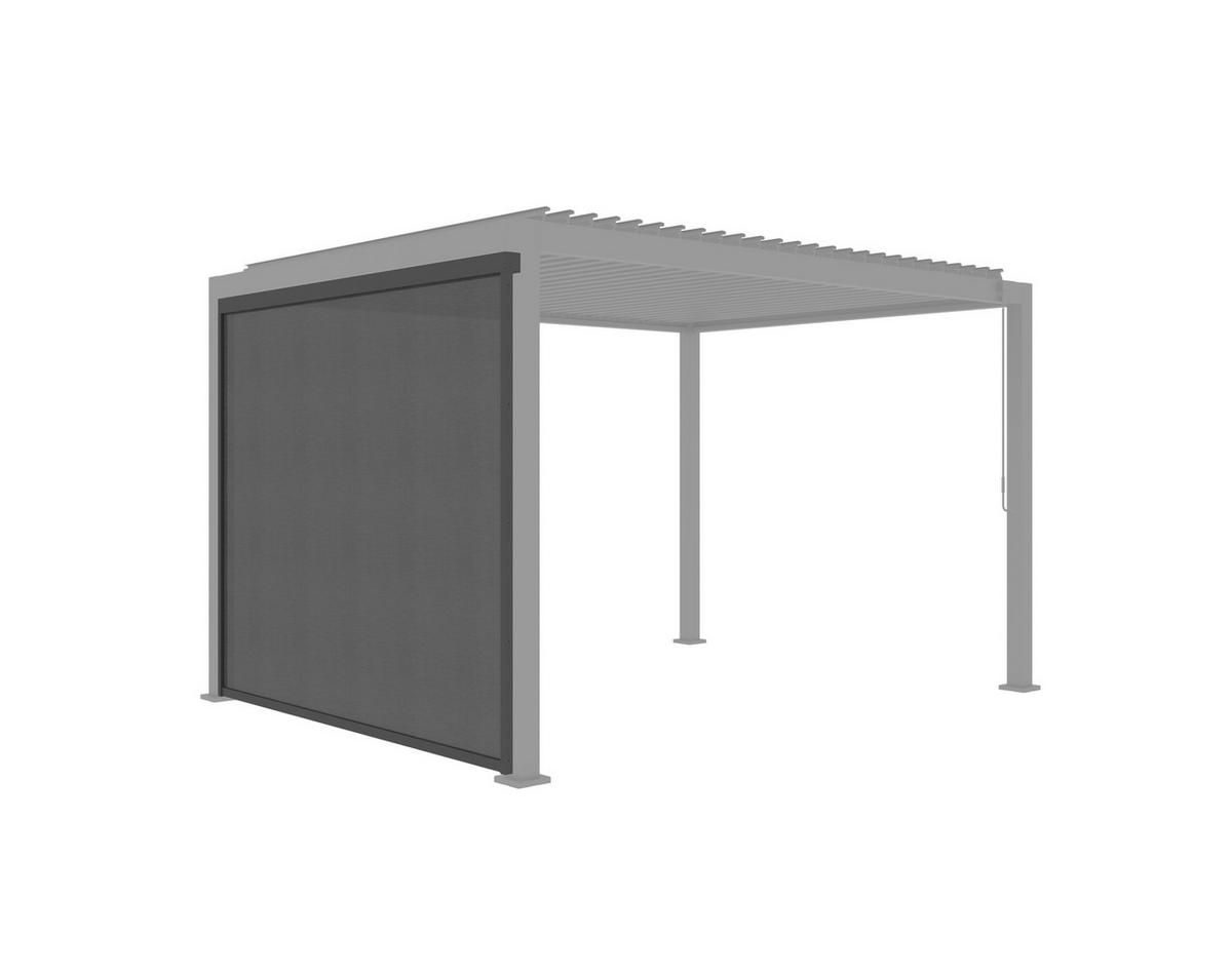 Rolo Za Pergolo Core, Antracit, 371cm - antracit, Basics, tekstil (371/231,5/8,5cm) - Gardenson