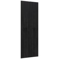 Türenset in Schwarz ca. 75x210x2cm - Schwarz, MODERN, Holzwerkstoff/Metall (75/210/2cm) - Mömax