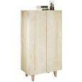 Schrank aus Mangoholz massiv - Naturfarben, ROMANTIK / LANDHAUS, Holz (70/140/40cm) - Zandiara Schrank aus Mangoholz massiv - Naturfarben, ROMANTIK / LANDHAUS, Holz (70/140/40cm) - Zandiara
