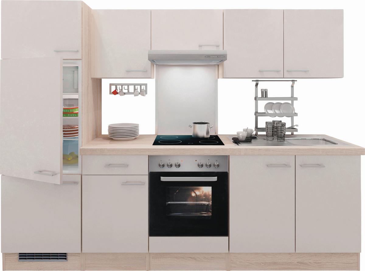 Kuhinjski Blok Nepal - kašmir/boje hrasta, Moderno, drvni materijal (270cm) - MID.YOU