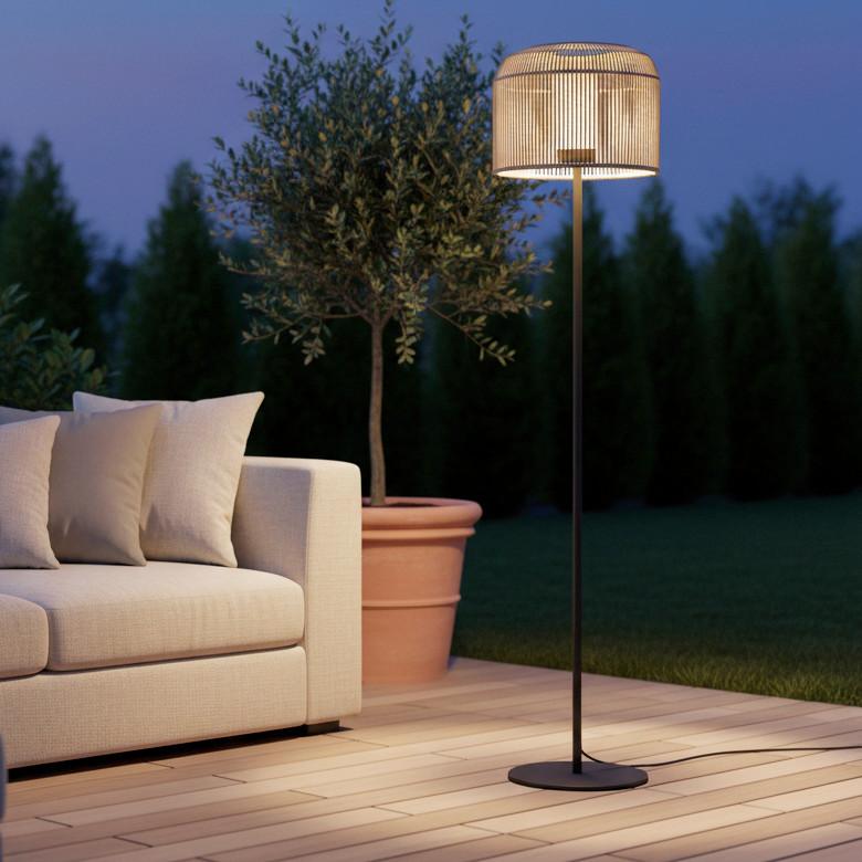 GOLVLAMPA IVO beige 35/158 cm