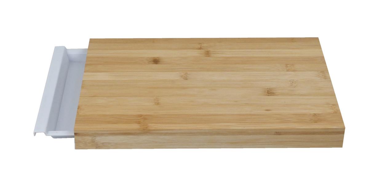 Daska Za Sečenje Smart - bela/prirodna boja, Konvencionalno, plastika/prirodni materijali (38/25/3,5cm) - Mömax