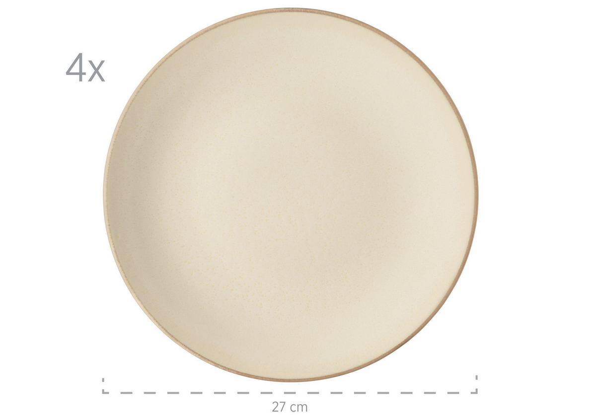 KOMBISERVICE KOMBISERVICE, 931872 - Sandfarben/Hellblau, Basics, Keramik - Mäser