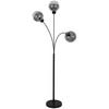 GOLVLAMPA GITTI - svart, Modern, metall/glas (63/160cm) - Mömax