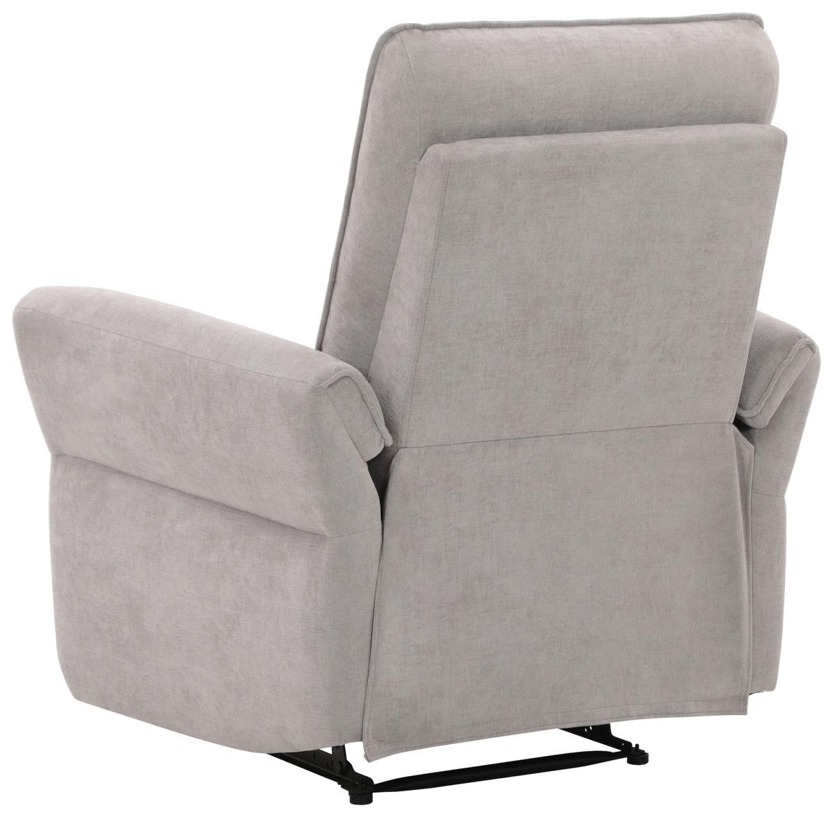 Počivalnik Redon, Siva - siva/črna, Basics, kovina/umetna masa (85/103/92cm) - Livetastic