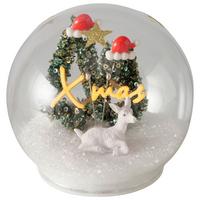 Schneekugel Froho I Multicolor Ø ca. 12cm - Multicolor, Basics, Glas/Kunststoff (12/11cm) - Mömax