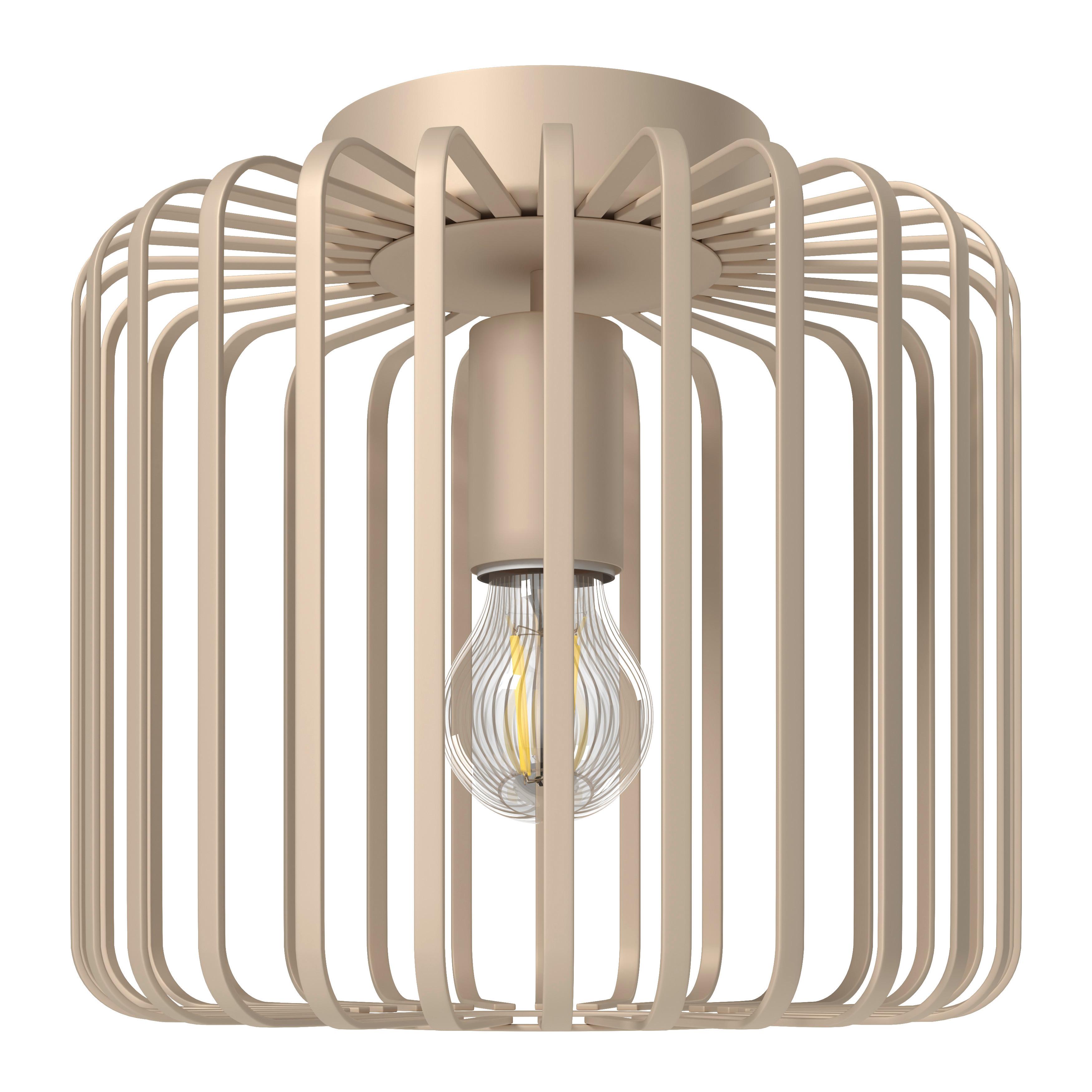 LAMPA SUFITOWA COVENTRY *SBN* - kolor piaskowy, Konventionell, metal (25/23,5cm) - Novel