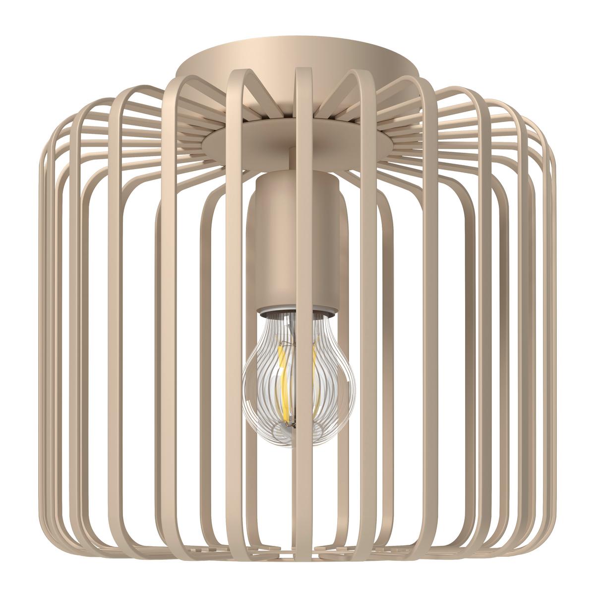 LAMPA SUFITOWA COVENTRY *SBN* - kolor piaskowy, Konventionell, metal (25/23,5cm) - Novel