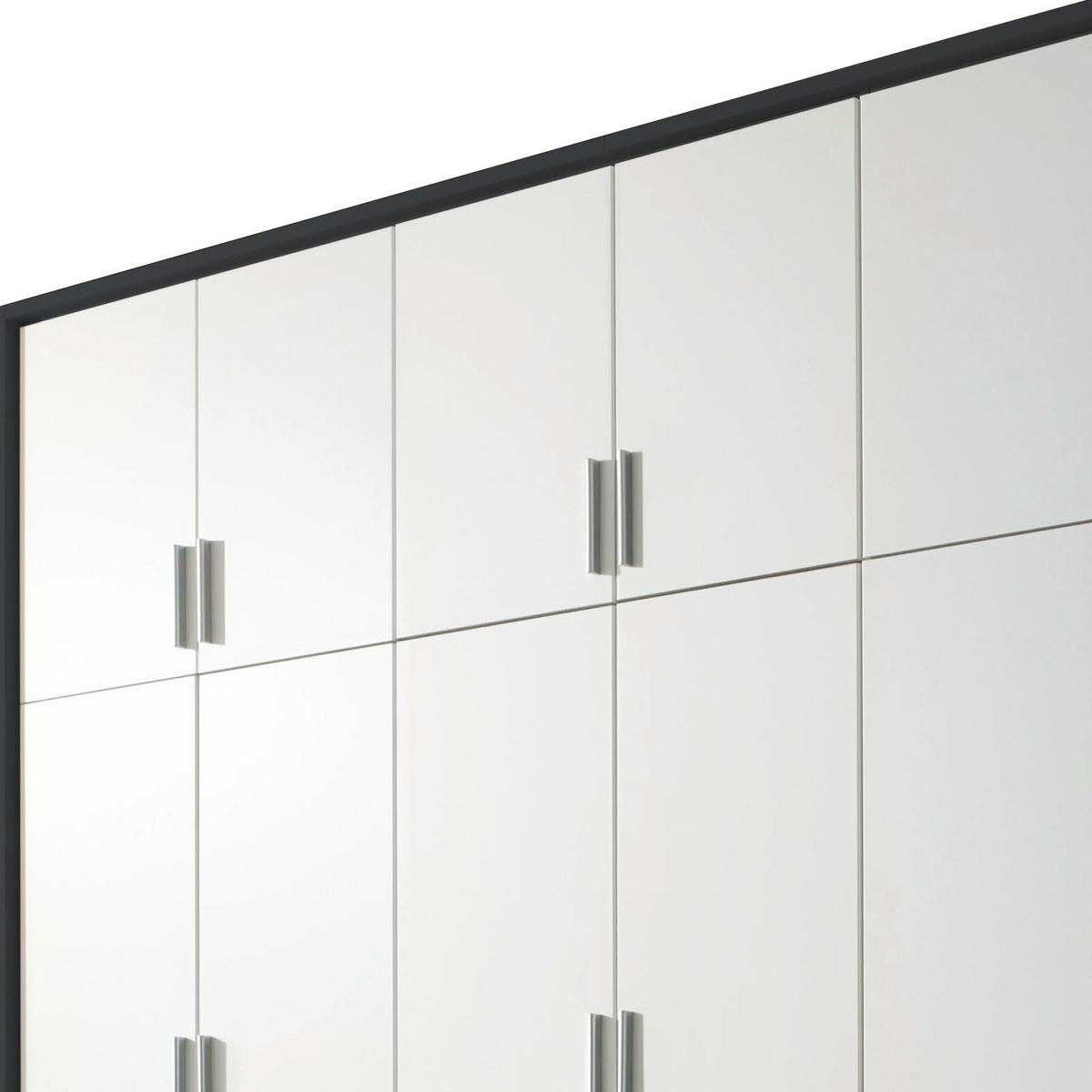 Ormar S Klasičnim Vratima Hildesheim - bijela/siva, Design, drvni materijal/plastika (275/231/56cm) - Modern Living