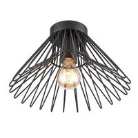 Deckenleuchte Duccio Schwarz max. 22 Watt - Schwarz, Design, Metall (30/18cm)