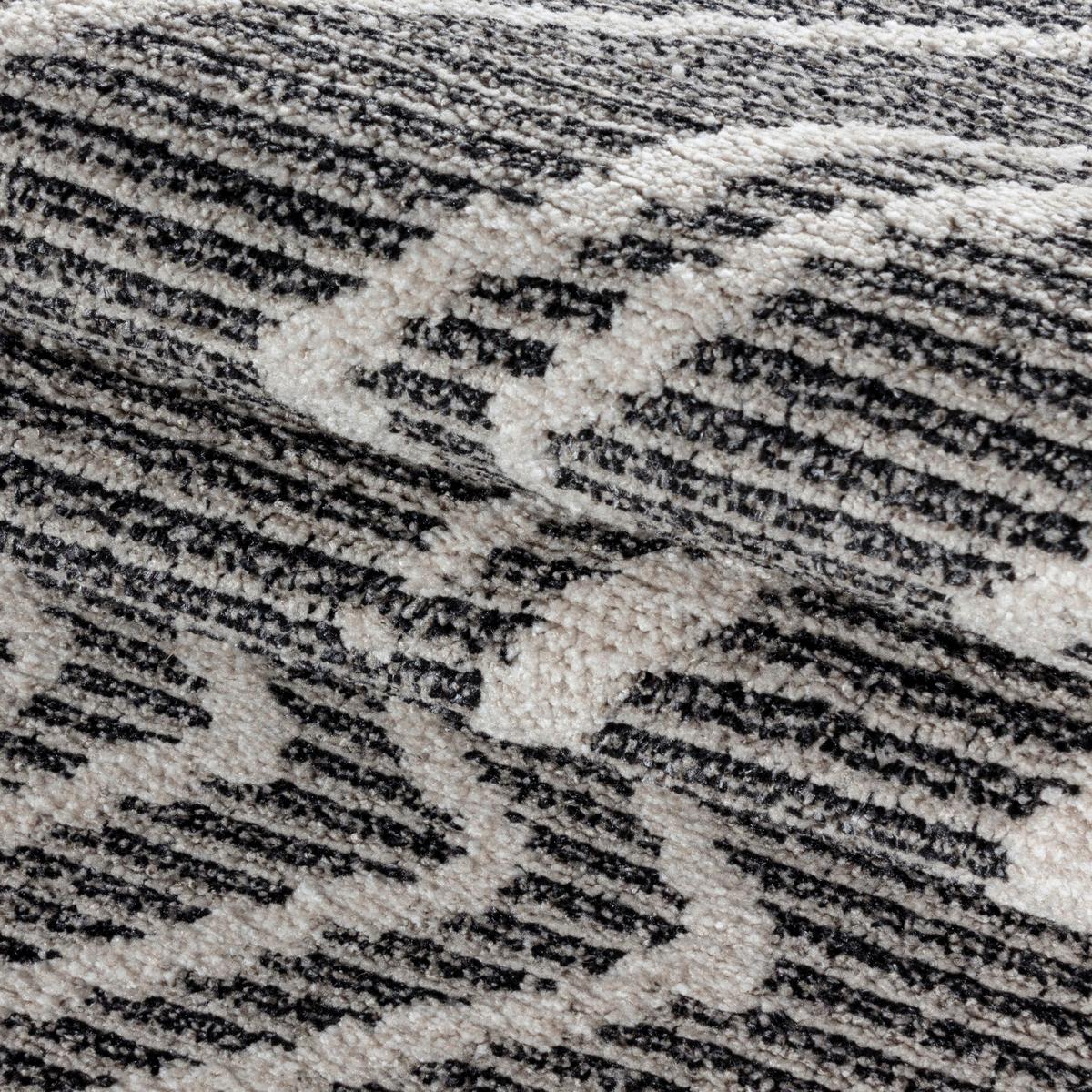 Webteppich Tasa Schwarz ca. 140x200cm - Schwarz, Design, Textil (140/200cm) - Novel