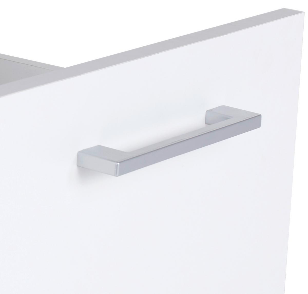 Noćni Ormarić Box - bijela/boje hrasta, Moderno, drvni materijal (50/37/50cm) - Modern Living