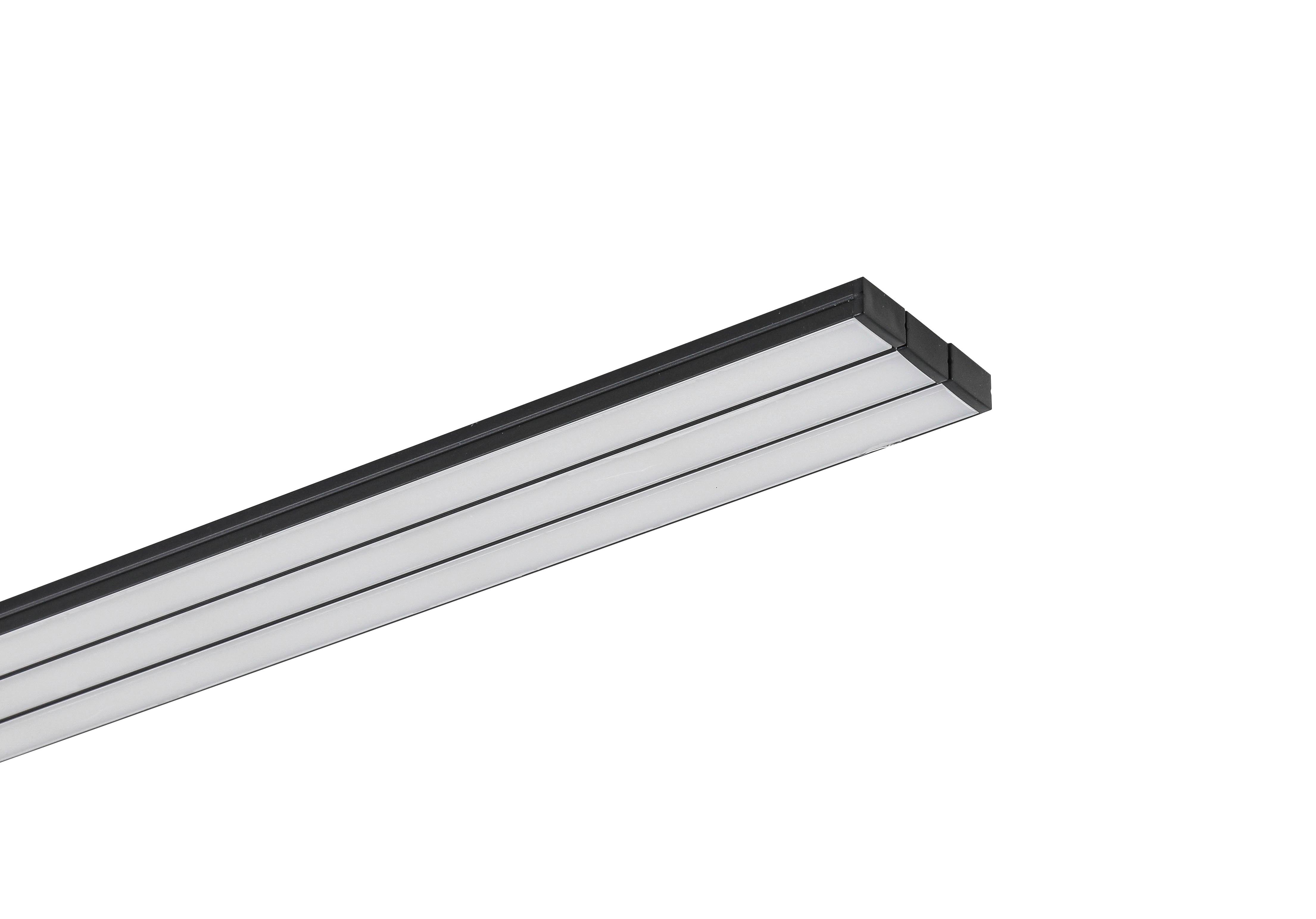 LED-LJUSBOX NUMIK - svart, Modern, plast (50/75/1,3/0,7cm) - Mömax