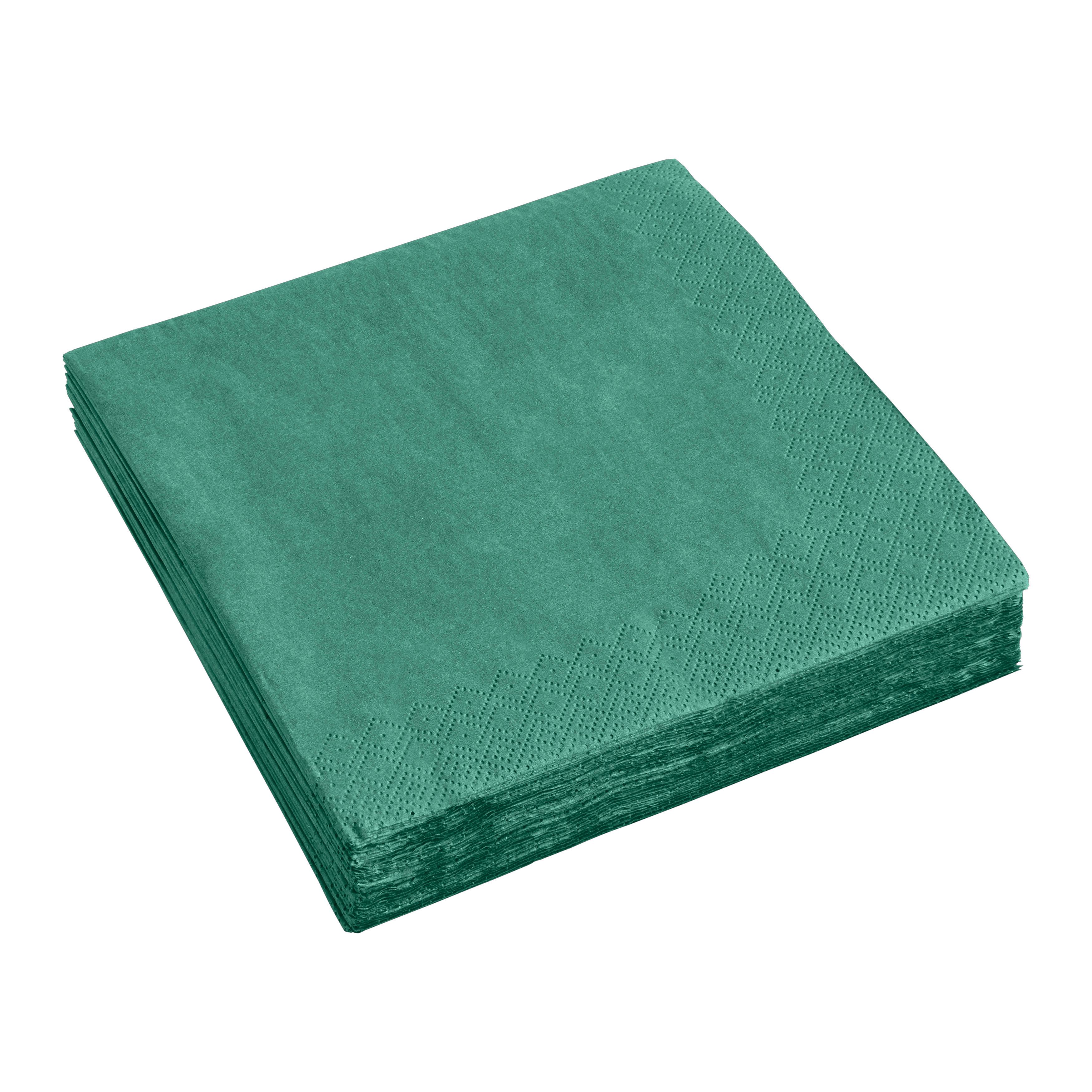Serviette XMAS Grün ca. 33x33cm - vert, Konventionell, papier (33/33cm)