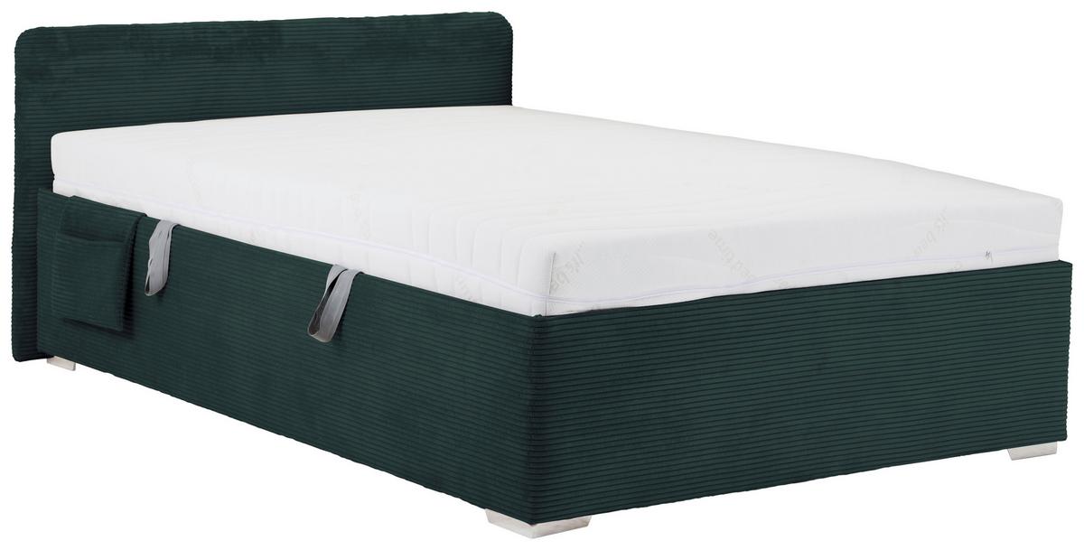 PAT REMI DECOR VERDE - verde/culoare natur, Konventionell, lemn/textil (140/200cm) - Mömax