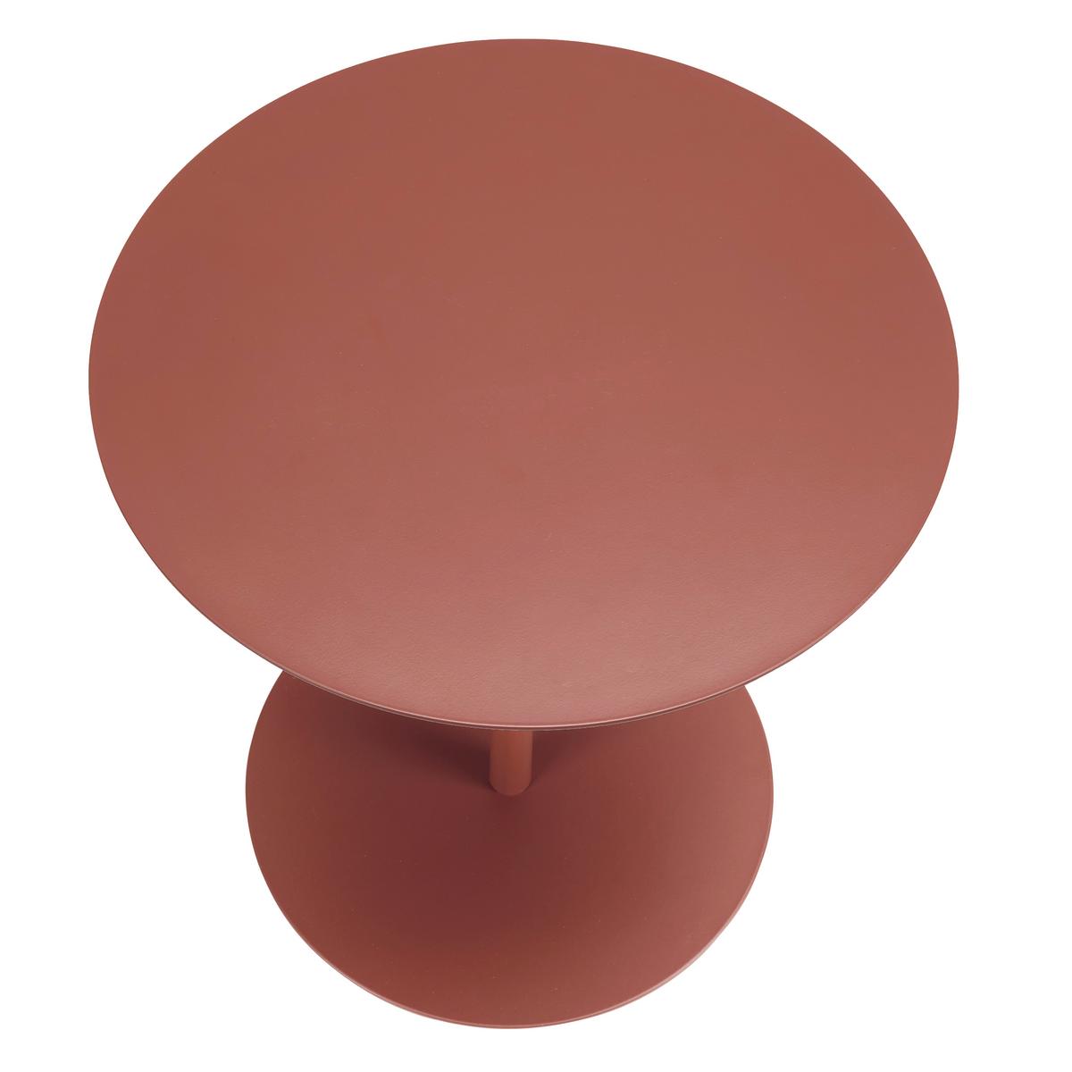 Beistelltisch Rod Orange - Orange, MODERN, Metall (40/43/40cm) - Mömax