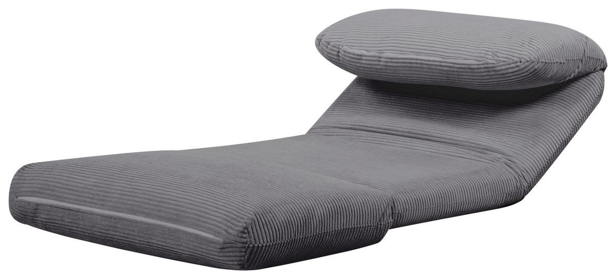 FOTEL Z FUNKCJĄ SPANIA ELYSIA - szary, Design, tkanina (82/58/78cm) - Livetastic