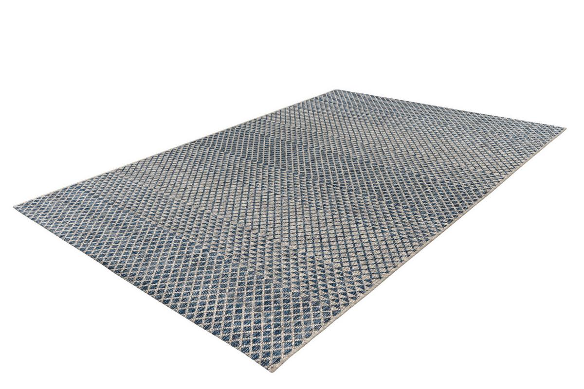 OUTDOORTEPPICH MY NORDIC - Blau/Grau, Design, Textil (80/150cm) - Novel