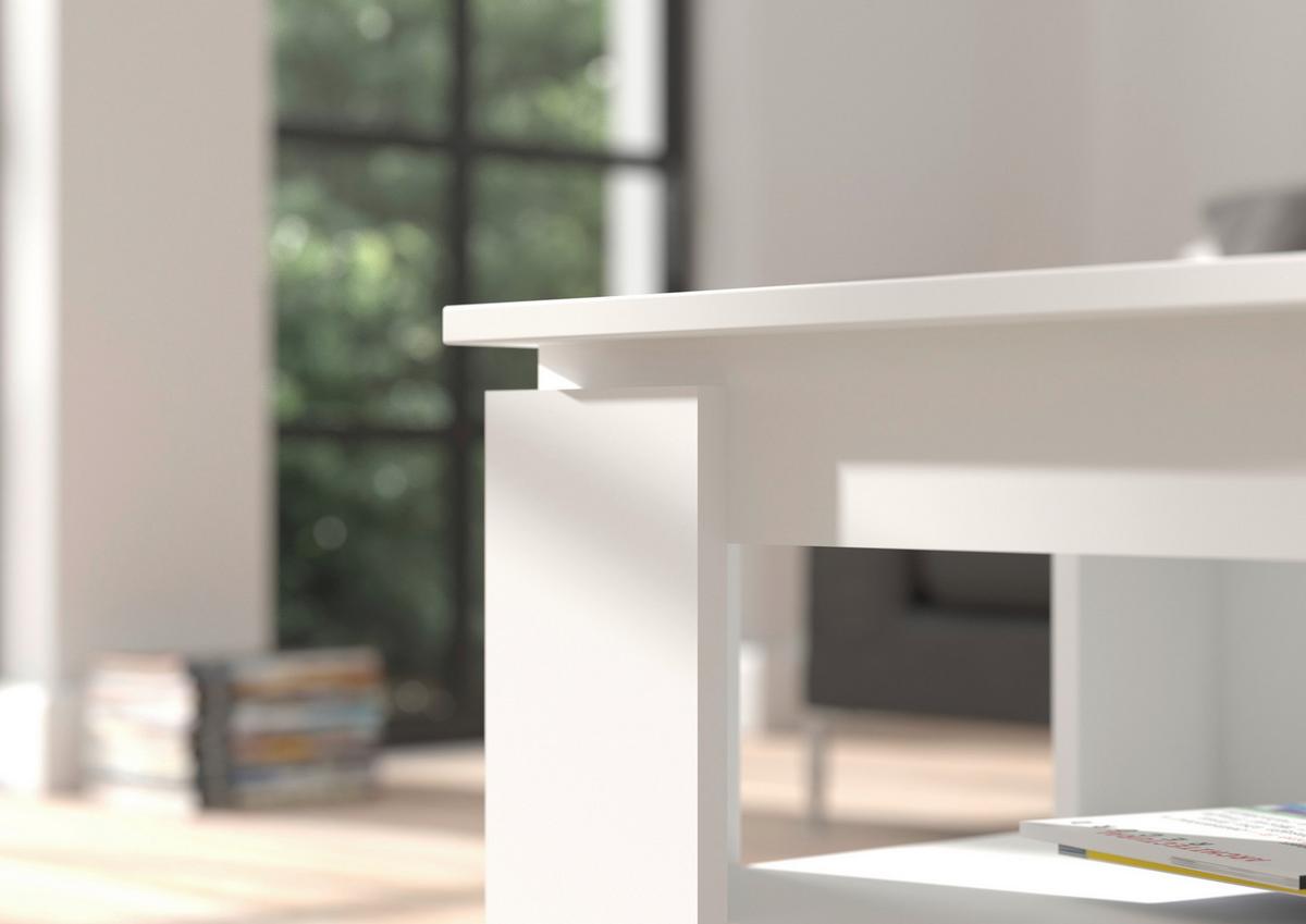 Klubska Miza Titan, Bela, 100x60 - Design, leseni material (100/60/45cm) - MID.YOU