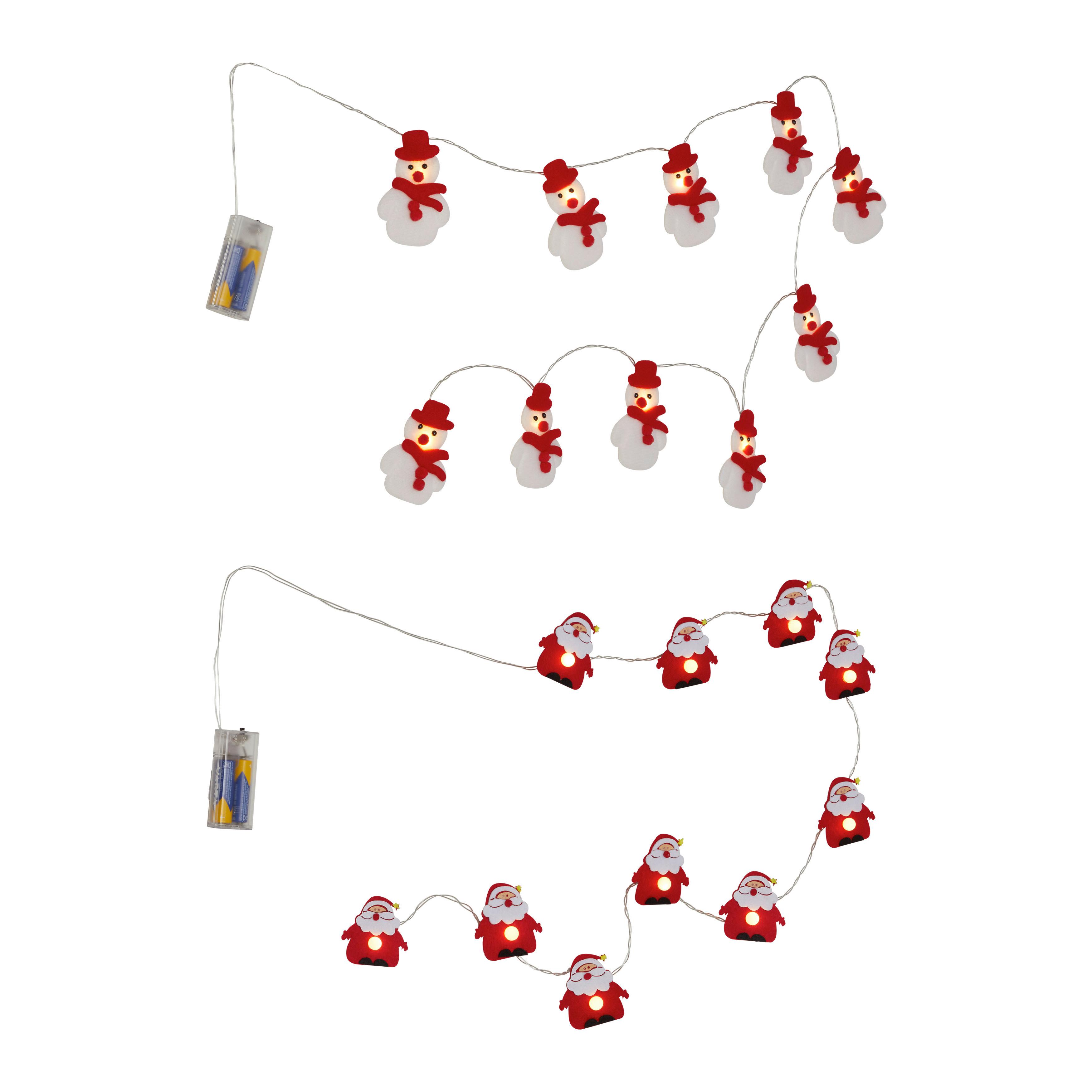 Svjetlosna Girlanda  150 Cm Reyner - bijela/crvena, Konvencionalno, tekstil (150cm) - Modern Living