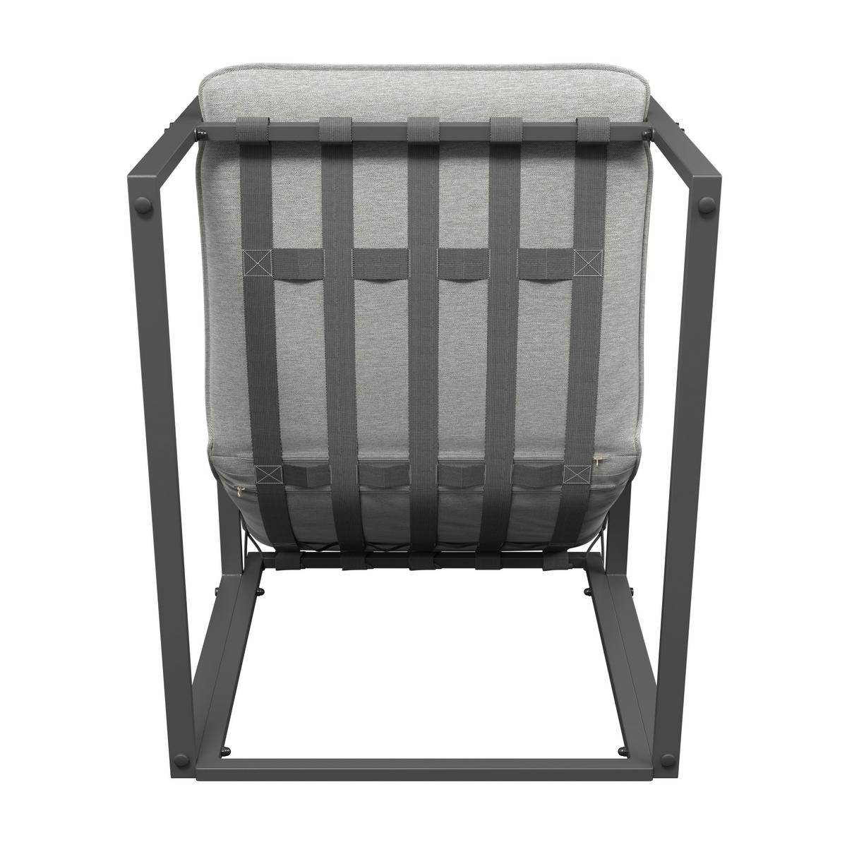 Vrtni Set Lucia - tamno siva/svijetlo siva, Basics, staklo/metal