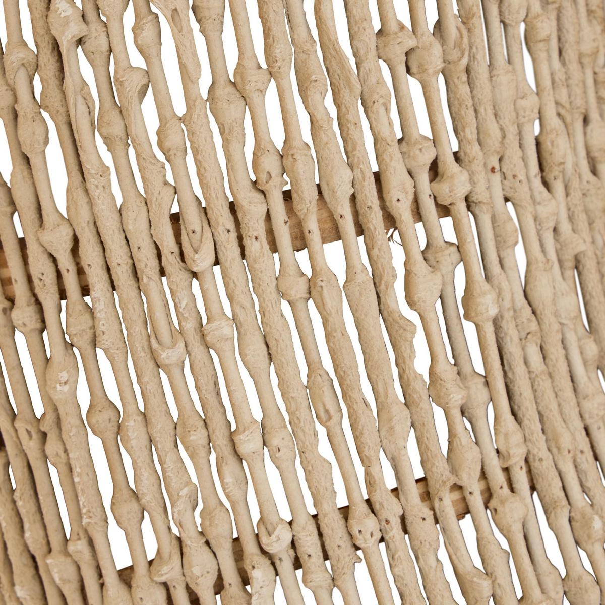 Oglindă decorativă Nathan cca. 90 cm - bej, Basics, sticlă/materiale naturale (90,5cm)