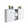 Aktenschrank Office Edition Sw Set 8 Grau/Weiß - Weiß Hochglanz/Grau, MODERN, Holzwerkstoff (213/114/33cm) - MID.YOU