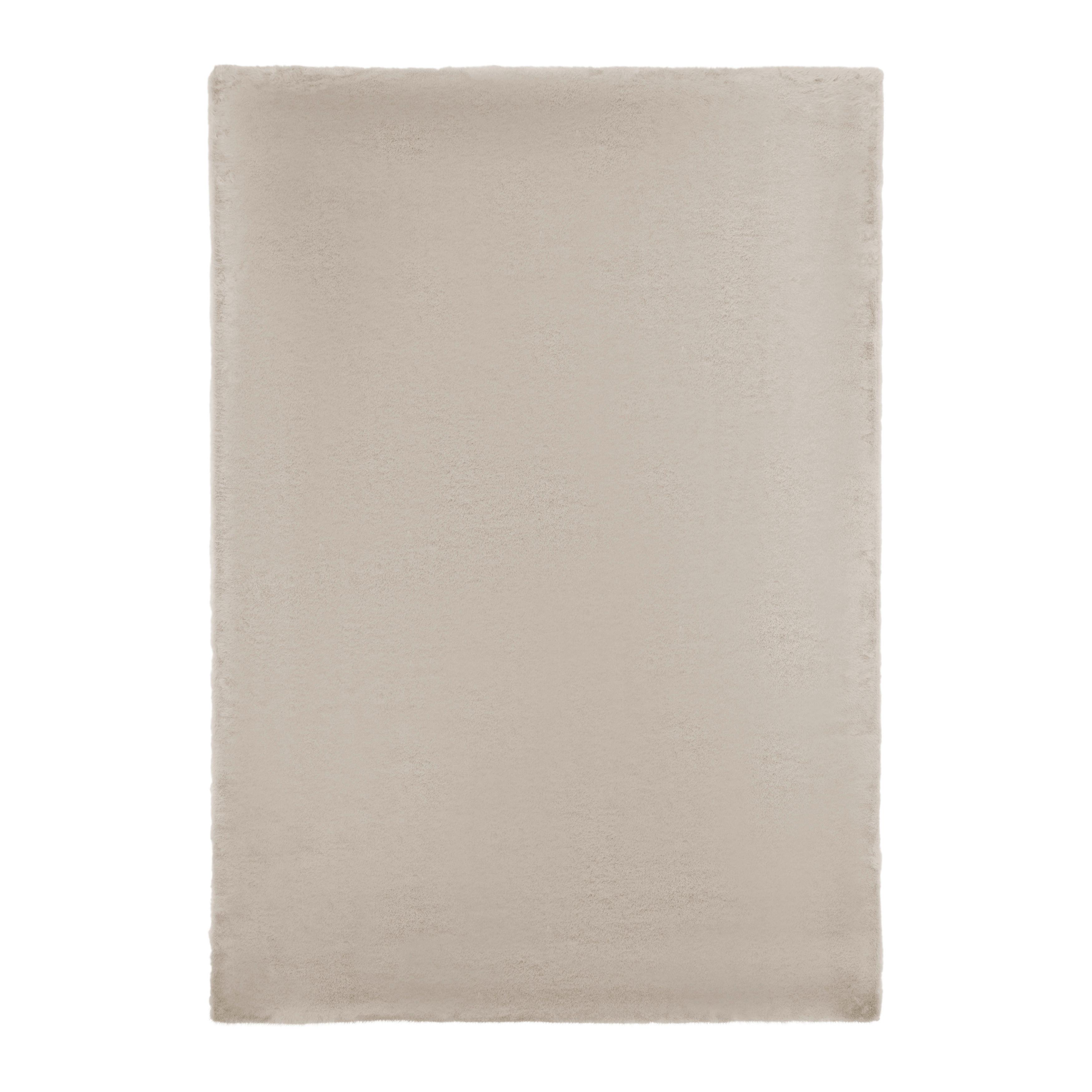 KONSTFÄLL CAROLINE 1 - ljusgrå, Klassisk, textil (80/150cm) - Mömax