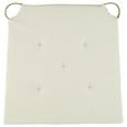 Ülőpárna Nina - Bézs, Textil (40/36/3,5cm) - Mömax modern living