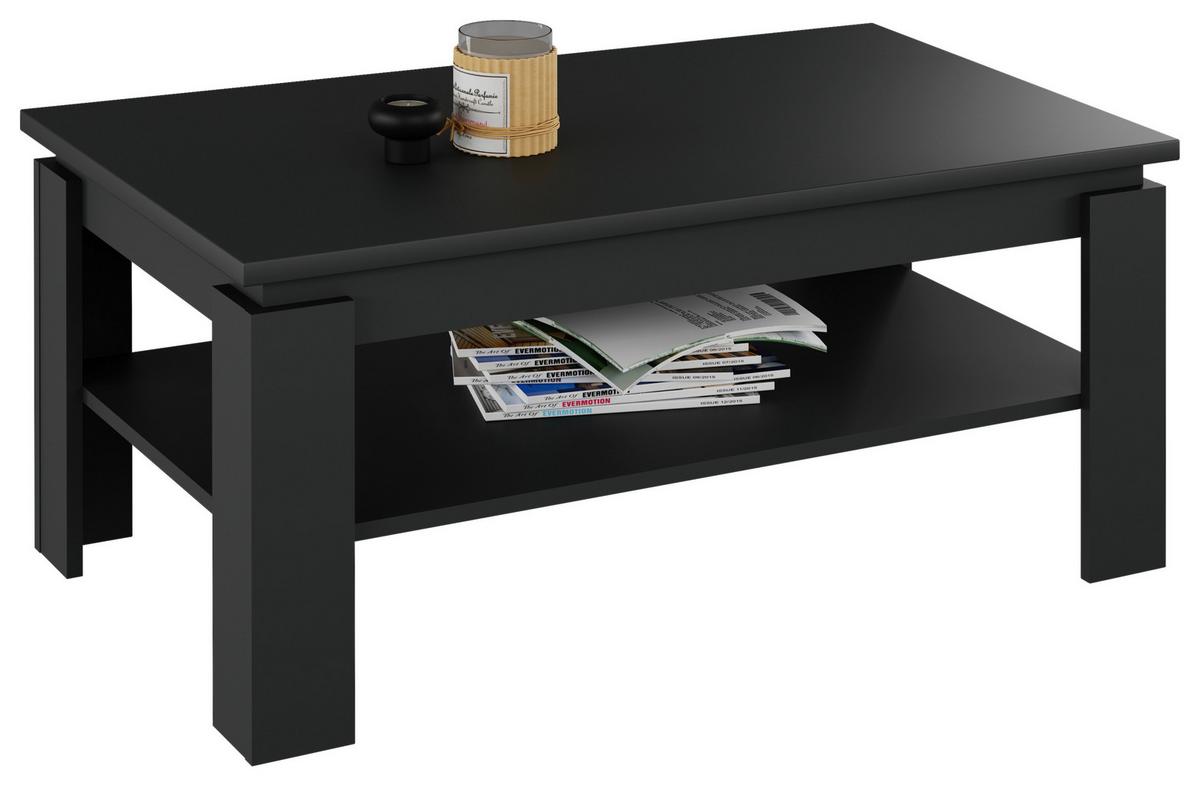 Klubska Miza Nizza 2 - antracit, Moderno, leseni material (100/45/60cm)