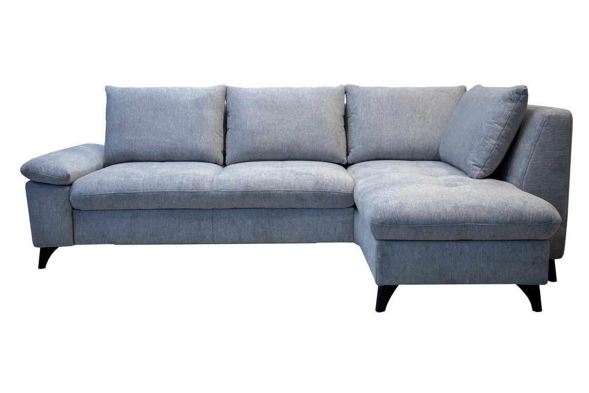 Sarokkanapé Ágyfunkcióval Mondial - világosszürke, Modern, műanyag/faalapú anyag (259/92/162cm)