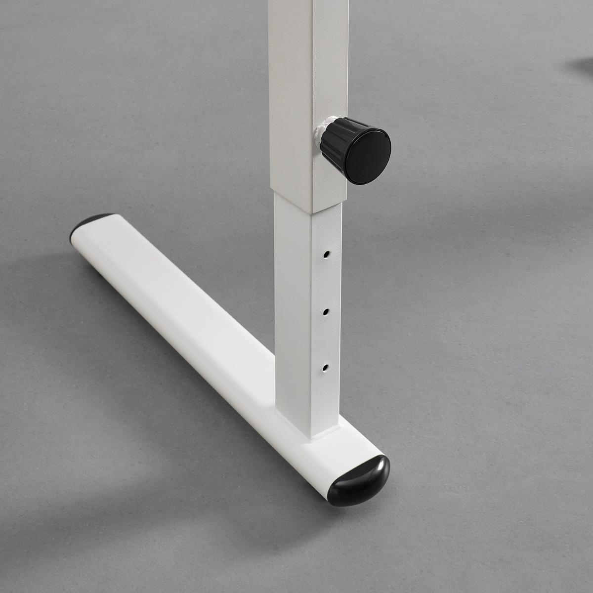 BIURKO CARALINA - biały, Modern, metal (112/60/53-83cm) - Bessagi Home