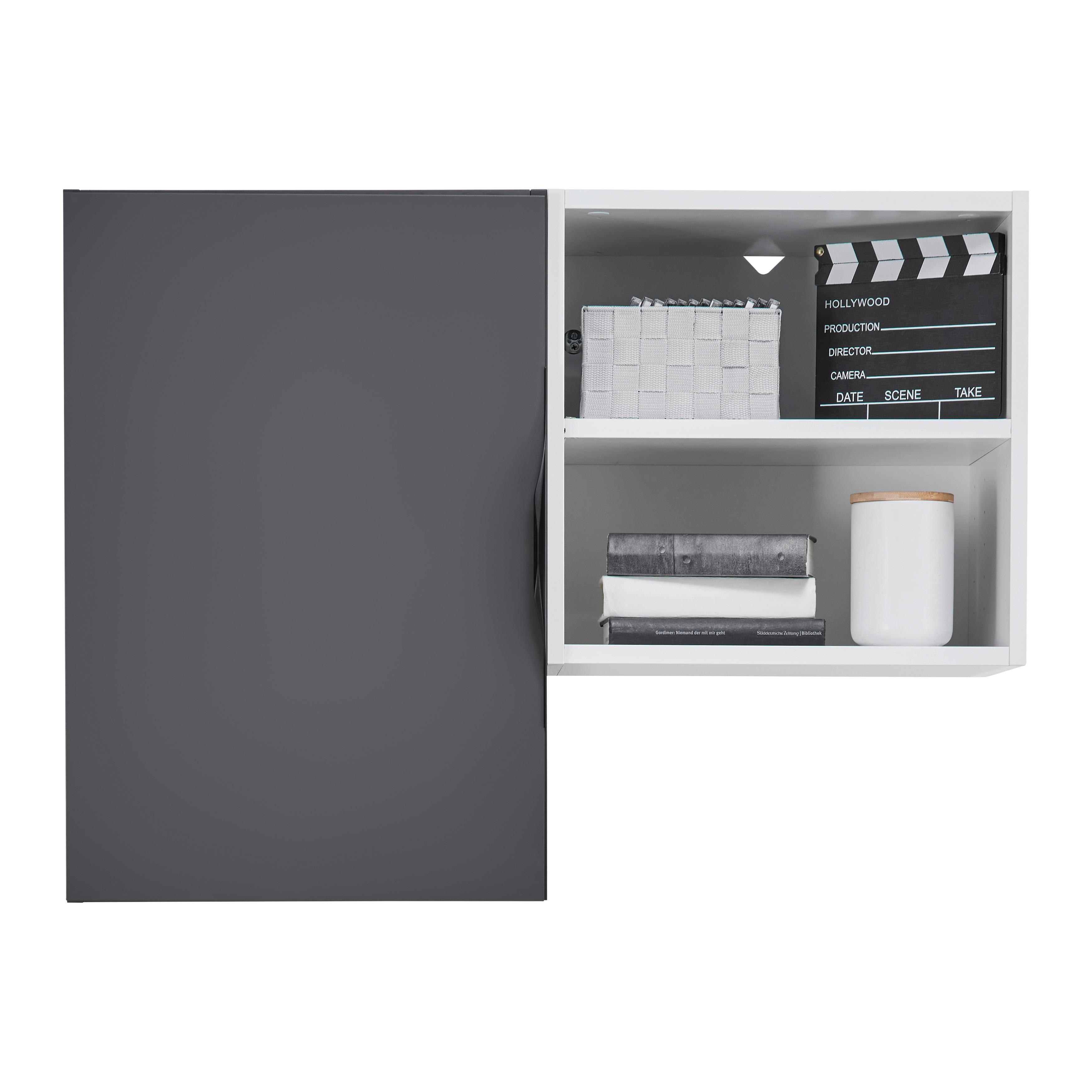 HYLLA UNIT-ELEMENTS MINI -BASED- - vit/svart, Modern, trämaterial (45,6/44,8/40cm) - Based