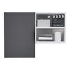 HYLLA UNIT-ELEMENTS MINI -BASED- - vit/svart, Modern, trämaterial (45,6/44,8/40cm) - Based