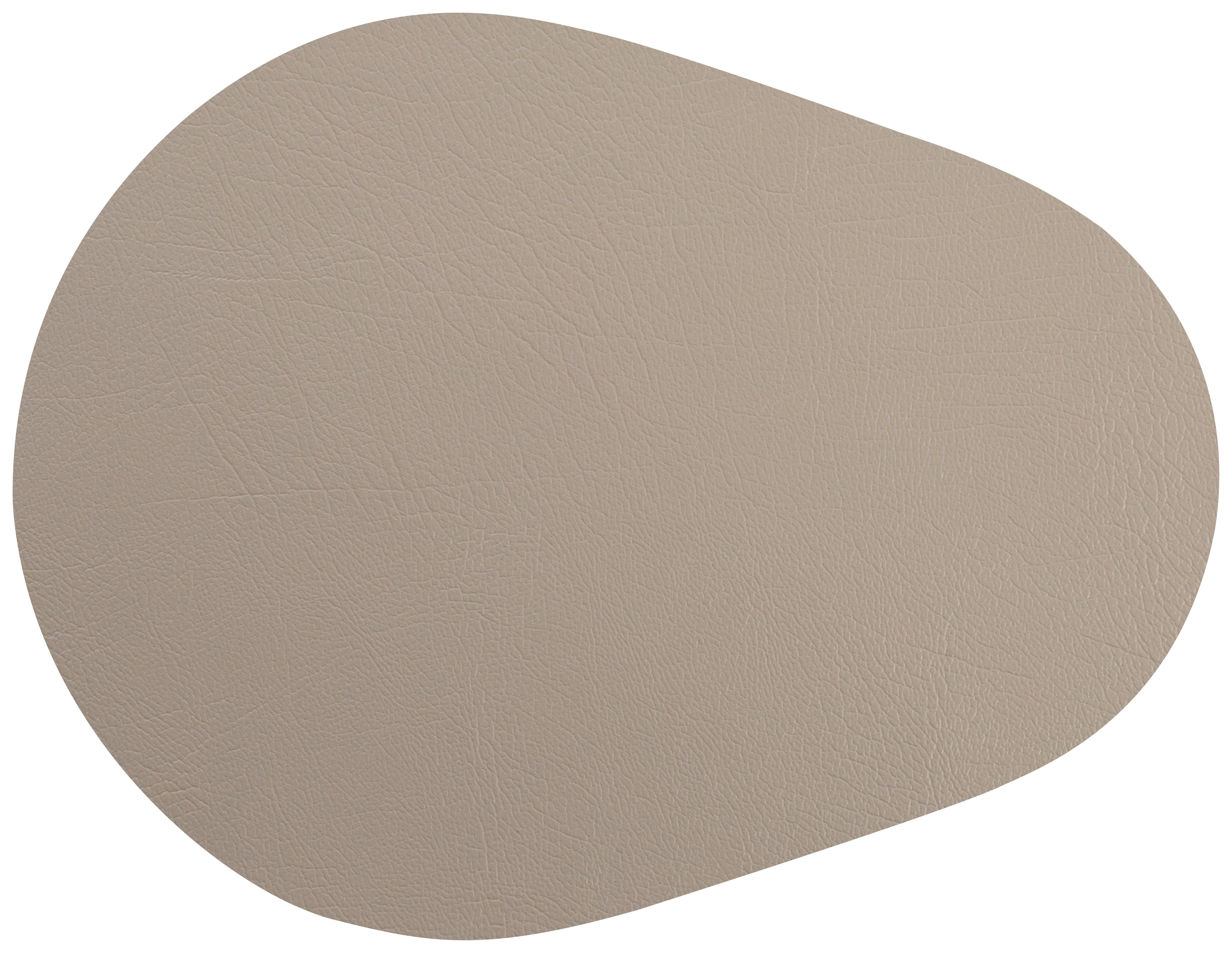 Alátét Jette - szürke, bőr (10/13cm) - Premium Living