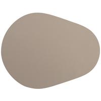 Alátét Jette - szürke, bőr (10/13cm) - Premium Living