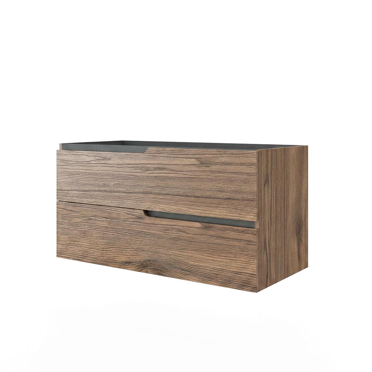 Ormarić Ispod Umivaonika Winter - boja oraha/antracit, Moderno, pločasti materijal (100/51/46cm)